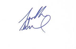 Cynthia Daniel autograph