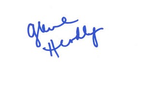 Glenne Headly autograph