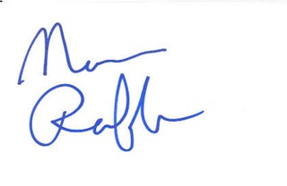 Mark Ruffalo autograph