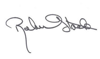 Robert Stack autograph