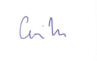 Christopher Nolan autograph
