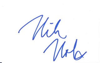 Nick Nolte autograph
