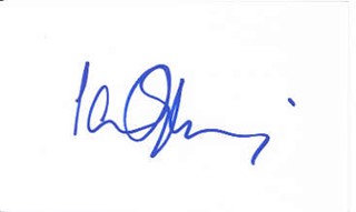 Ian Ogilvy autograph