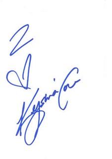 Keyshia Cole autograph