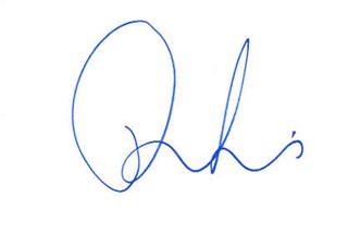 Richard Lewis autograph