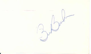 Bill Buckner autograph