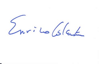 Enrico Colantoni autograph