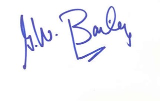 G.W. Bailey autograph