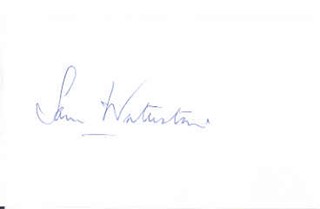 Sam Waterston autograph