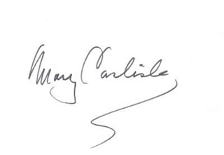 Mary Carlisle autograph