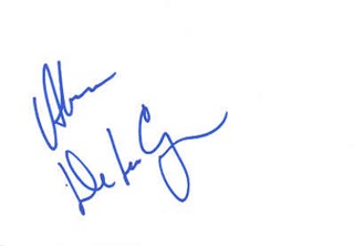 Alana De La Garza autograph