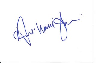 Anne-Marie Johnson autograph