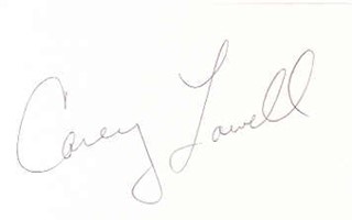 Carey Lowell autograph