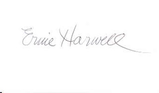 Ernie Harwell autograph