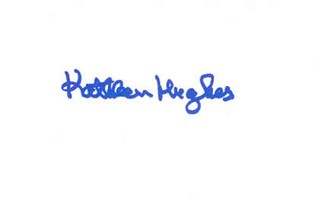 Kathleen Hughes autograph