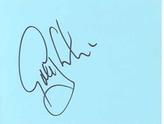 Greg Lake autograph