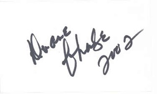 Duane Chase autograph