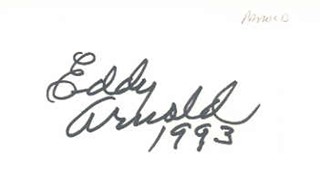 Eddy Arnold autograph