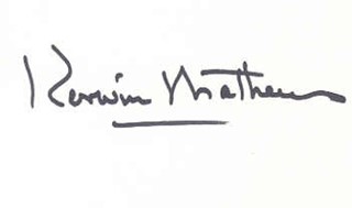 Kerwin Mathews autograph