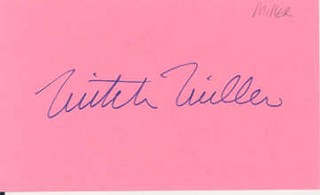 Mitch Miller autograph