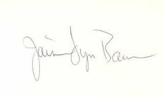 Jaime Lyn Bauer autograph