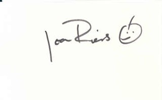 Joan Rivers autograph
