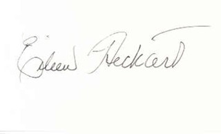 Eileen Heckart autograph