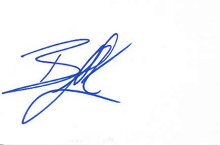 Brock Lesnar autograph
