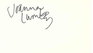 Joanna Lumley autograph
