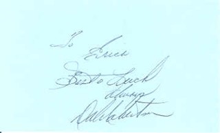 Dale Robertson autograph