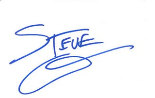 Steve O autograph