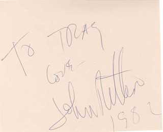 John Ritter autograph