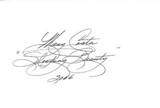 Mary Costa autograph