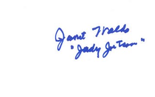 Janet Waldo autograph