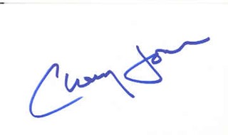 Cherry Jones autograph