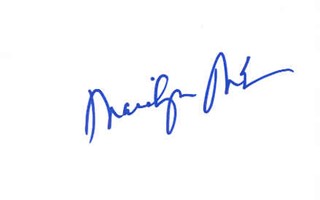Marilyn McCoo autograph