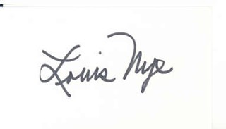 Louis Nye autograph