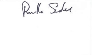Prunella Scales autograph