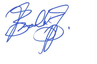 Bobby Brown autograph