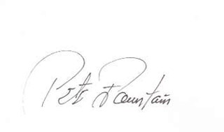 Pete Fountain autograph