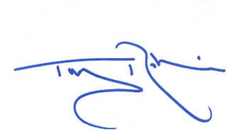 Tony Robinson autograph