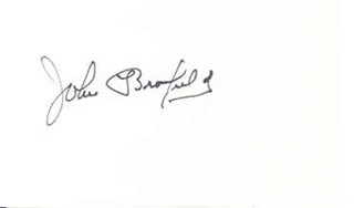 John Bromfield autograph