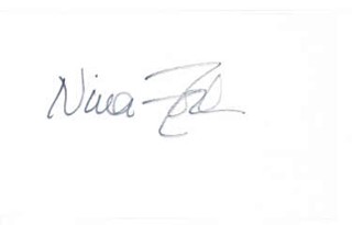 Nina Foch autograph