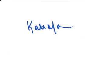 Kate Mara autograph