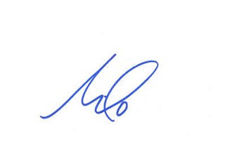 Milo Ventimiglia autograph