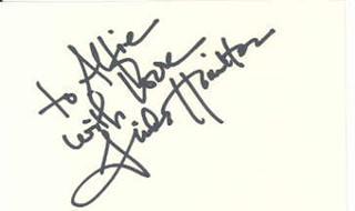Linda Hamilton autograph