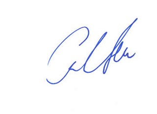 Carl Lewis autograph