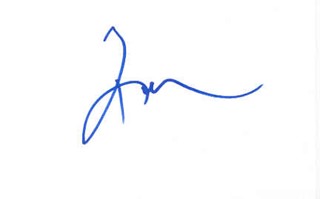 The Rock autograph