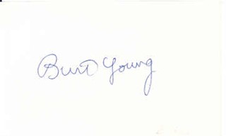 Burt Young autograph