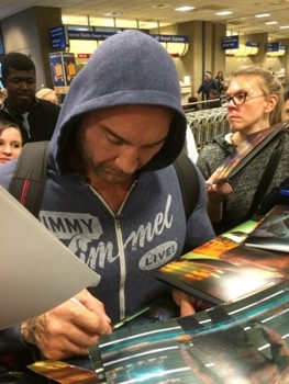 Dave Bautista autograph